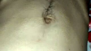 Gay handsome guy performs show