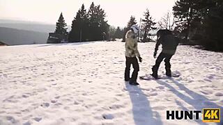 Hey, ever seen a cuckold deal at a Hunt4k ski resort?