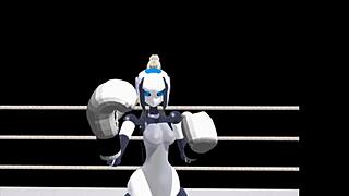 I box the sexbot in pov, but i fuck up the moves