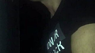 A guy slips his cock through the glory hole for a hot cumshot.