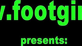 Foot Fetish Fun: Sucking and Dangling