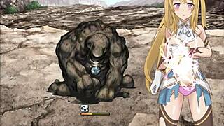 hgame shera and three artifacts defeated on mountain top, then intense sex ending in creampie