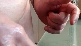 chris sims masturbating at work, accidentally pissing instead of cumming