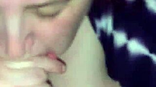 i'm givin' this big cock some gud head, suckin' it deep an' sloppy like a pro