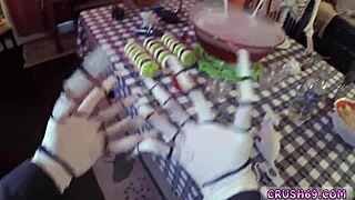 the step sister engages in taboo swallow fun with daddy though she's not truly family