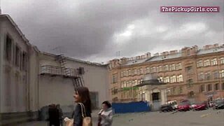 sexy babe feels intense pleasure getting pounded doggystyle in threesome