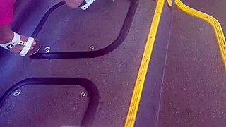 Amazing hidden candid mature foot play featuring ass and feet in exciting scene!