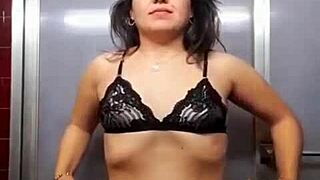 Colombian brunette gets pussy licked and fucked hard