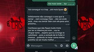 cristina almeida gets fucked in pussy and ass, cums in mouth in front of cuckold 😏