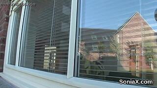 Lady Sonia, The Cheating English Milf, Flaunts Her Huge Tits. She Gets Them Sucked And Fucked Hard.