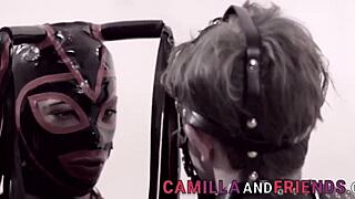 Shemale in Latex Bangs Her Boy Hard! What a Wild Ride!