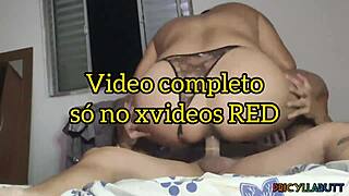 Brazilian Novinha With Tattoo Bends Over For Doggystyle Sitting