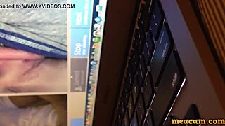 Blonde teen's first experience on camera
