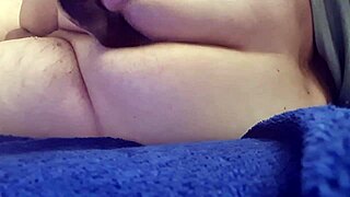 Putting a vibrator in my ass for intense orgasm!