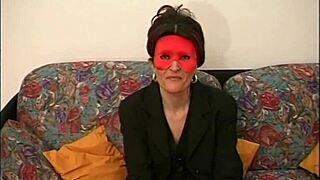 milf touches her hot pussy alone