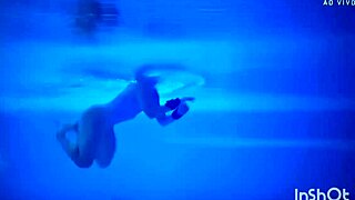 Hot girls from diving show off their skills.