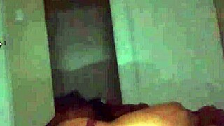 Ebony girlfriend intensely loves creampie with black cock in sexy hardcore action.