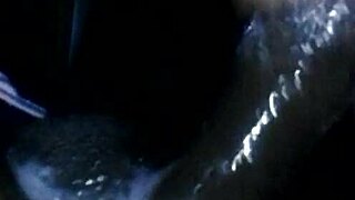 Sloppy ebony blowjob video from 2013 featuring deepthroat and cum in mouth