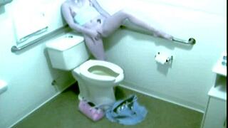 Cute blonde gets horny fingering pussy outdoors