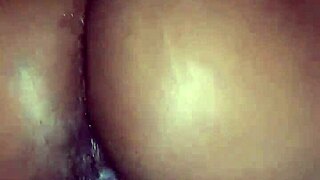 Ebony Woman Rides Cock Crazy In Pov Creampie