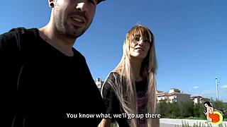 Slim Blonde Slut With Small Tits Gets Hardcore Anal Assfucking Outdoor