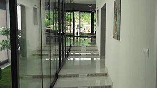 Powerful anal fuck on bent-over busty milf angelica heart