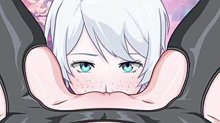 Hey, check out Dr. Korr's intense licking session with those anime sounds