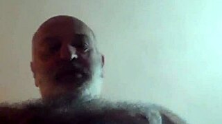 the guy uses a bottle for anal assfucking in gay sex scene