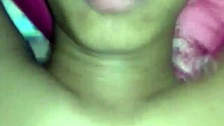 Leggy goth girlfriend bends over for pussy licking