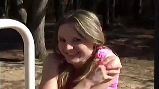 My petite teen tits keep bouncing out of this tight tube top, feeling so cute and fetishy