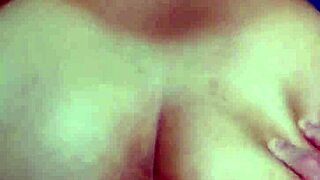 Brunette MILF gets a deep throat and a creampie