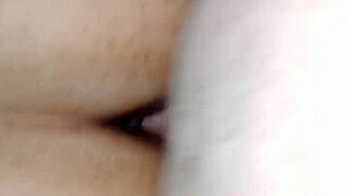 Brunette MILF gets a deep throat and a creampie