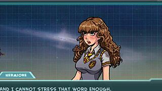 Brunette Hentai Girl in Uniform Heads to Hogwarts for Intense Action