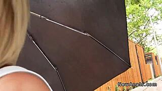 blonde amateur enjoys close pov session