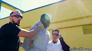 That emo cop got caught shoplifting and ended up getting his bum fucked in the gay porn scene