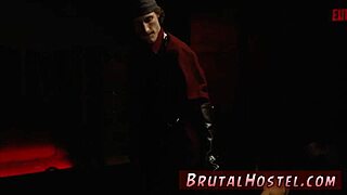 Brunette teen dominates two young sluts with a strapon