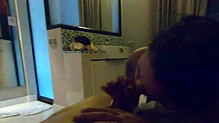 Thai woman engages in oral activity