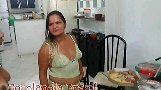 Pizza Time At El Toro De Oro With Paty Bumbum Bombomd4 Serving Motoboy In Lingerie And Bruxo Fire Recording