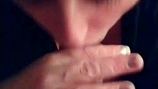 Step aunt sucks cock eagerly