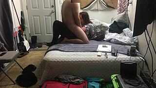 I met this hairless beauty on the road and she invited me over to lick her pussy and bend her over.