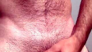 hard cock masturbates to intense orgasm and cum