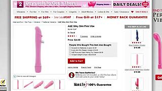 silky slim pink vibe for g-spot