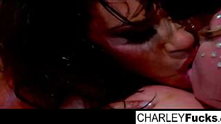 Madison Scott and Charley fuck in a steamy lesbian encounter