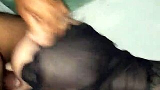 brazilian married nympho in nightgown surprises well-hung guy with eager pussy entry