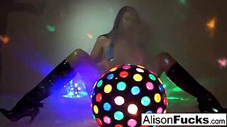 look at sexy alison tyler with big tits and ass masturbating nude