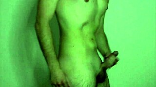 Solo webcam session with massage