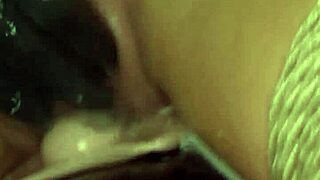 bdsm slave is getting fingered in bondage, with some choking and gagging 😈