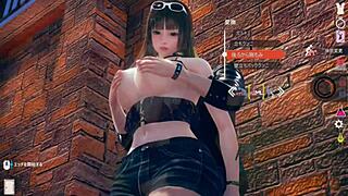 Lazy Character Ai Girl Play Video Hime Cut Huge Breasts Himiko Edition Desert Island Life Real 3dcg Eroge Mu Hentai Game