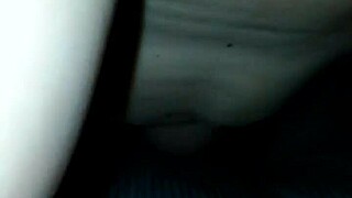 Amateur couple engages in intense bent over doggystyle creampie action