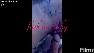 Teasing him in lingerie with big cock POV